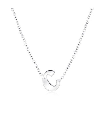 Alphabet Silver Necklace c SPE-5569